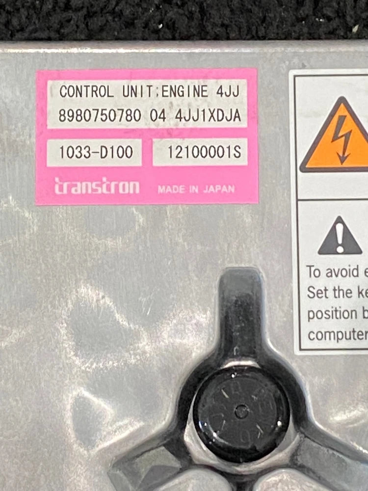 Isuzu 4JJ1 Diesel Engine Control Module, ECM, ECU, 8980750780
