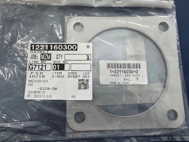 Isuzu 6WG1 Gasket 1221160300