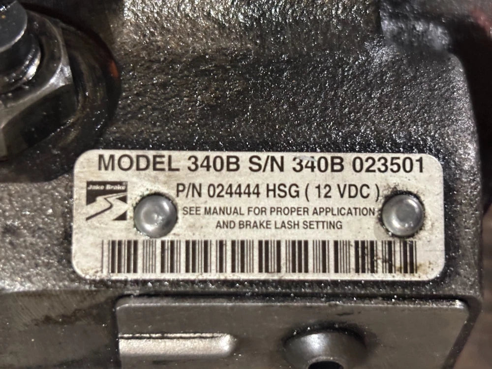 Jacobs 340B Engine Brake for Caterpillar 3406E Diesel Engine 024444