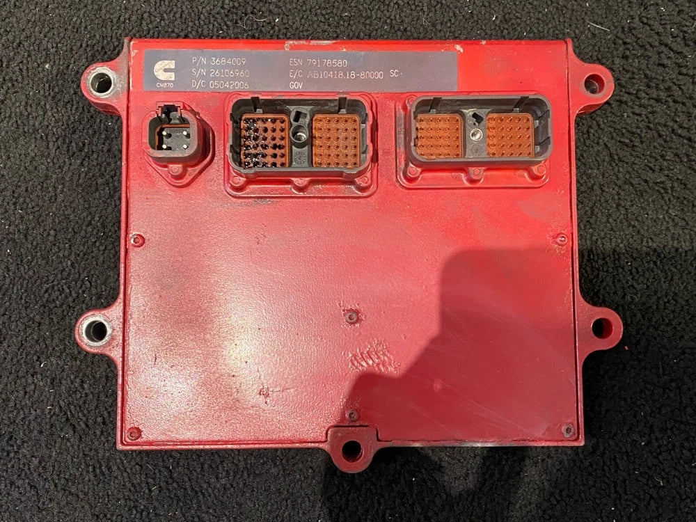 OEM 2005 Cummins ISX Engine Control Module, ECM, ECU, 3684009, 3684008, 3683289