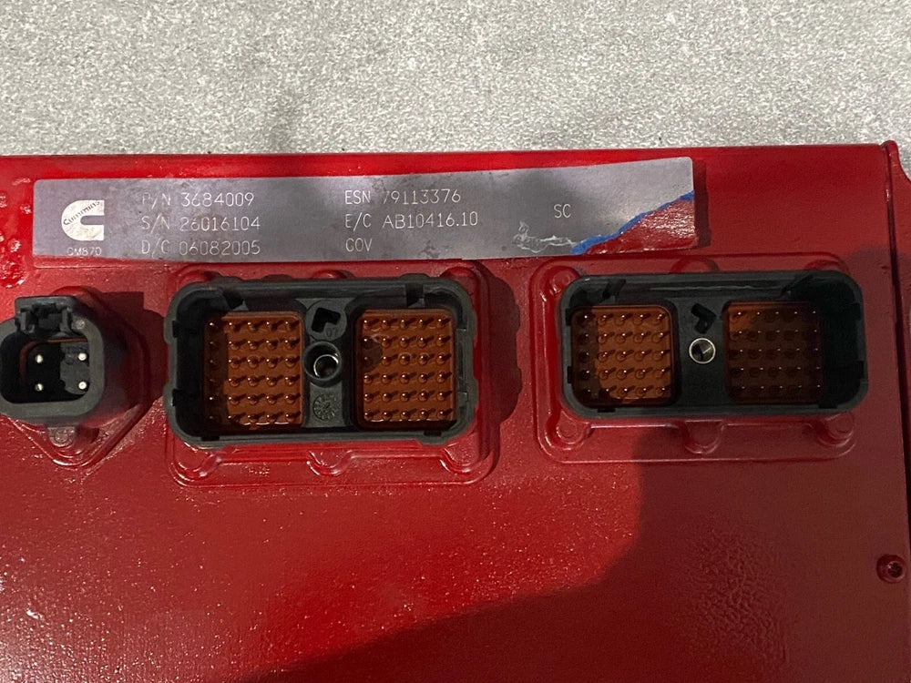 2005 Cummins OEM ISX Engine Control Module ECM ECU 3684009 3684008 CM870