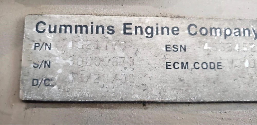 2006 Cummins OEM ISC Engine Control Module ECM ECU 4921776 4921797 3965159 CM850