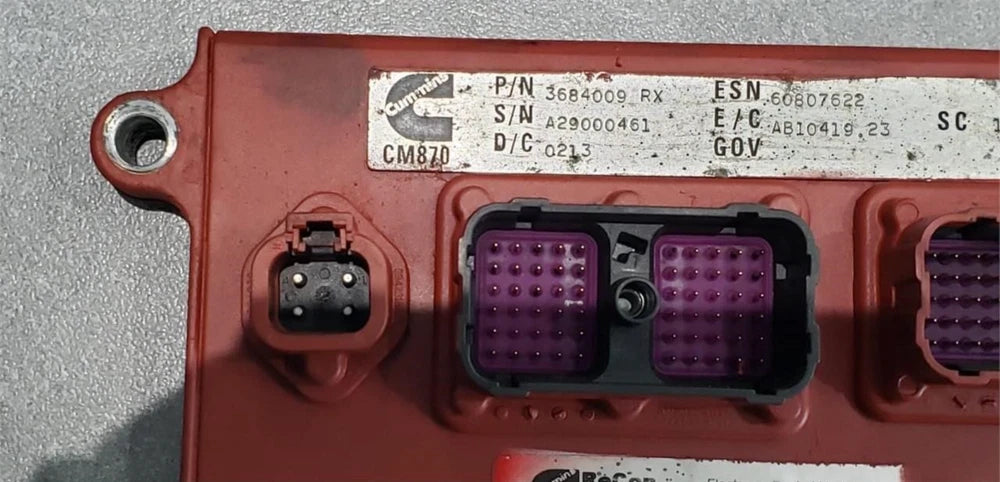 2006 Cummins OEM ISX Engine Control Module ECM ECU 3684009RX 3684008 CM870