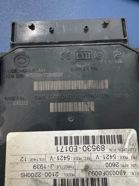OEM Allison A41 2100-2200HS Transmission TCM, ATA4103, 29545322, A41003DF