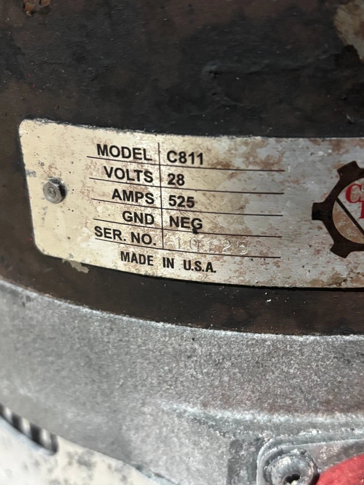 OEM C811 C.E Niehoff Alternator 28V 525AMPS