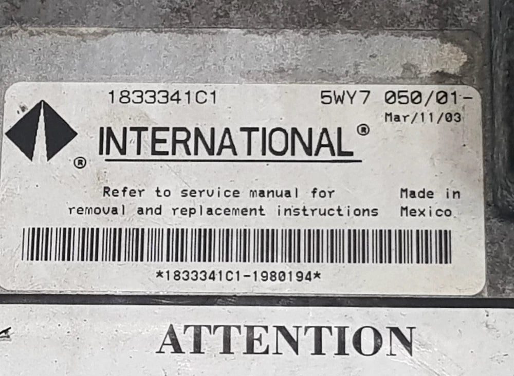 CORE International DT466E OEM Engine Control Module ECM ECU 1833341C1