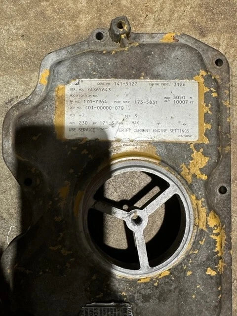 OEM Caterpillar 3126 Diesel Engine Valve Cover, 141-8284