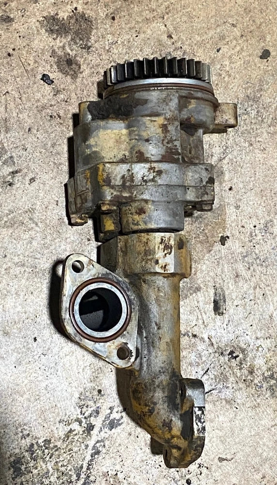 OEM Caterpillar 3176, C10, C12 Engine Oil Pump with Elbow 9Y8073, 122-0760