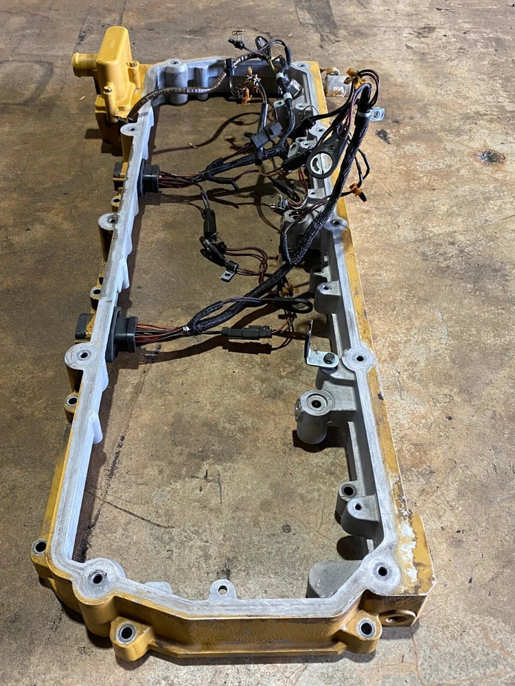 OEM Caterpillar C13 Rocker Housing with Injector Harness 238-6740, 290-8568