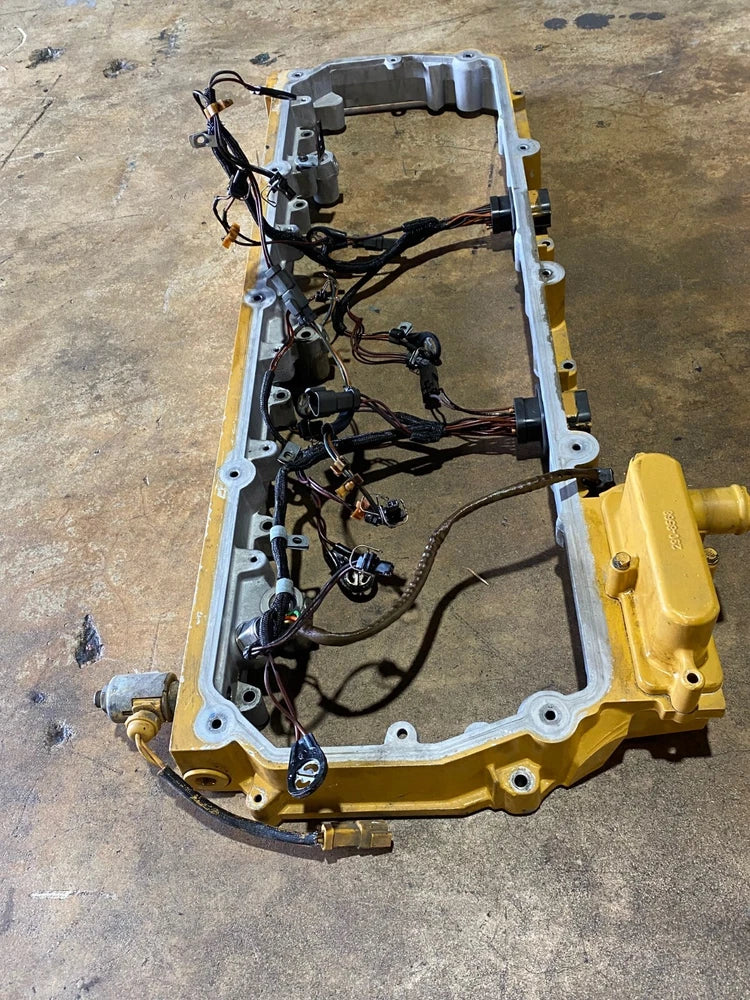 OEM Caterpillar C13 Rocker Housing with Injector Harness 238-6740, 290-8568