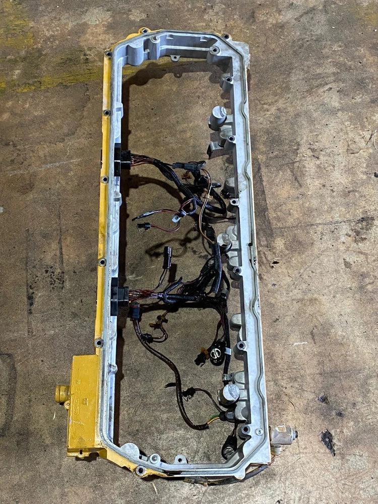 OEM Caterpillar C13 Rocker Housing with Injector Harness 238-6740, 290-8568