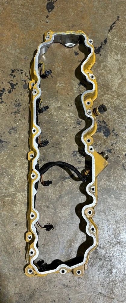 OEM Caterpillar C7 ACERT Rocker Housing with Injector Harness 249-7677