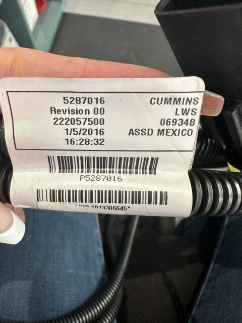 OEM Cummins Diesel Engine Control Module Wiring Harness 5287016