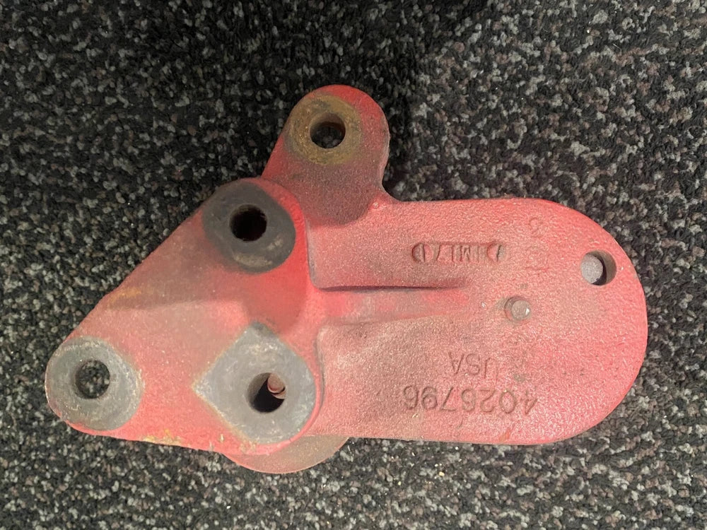 OEM Cummins ISX Diesel Engine Bracket with Belt Tensioner, 4026796