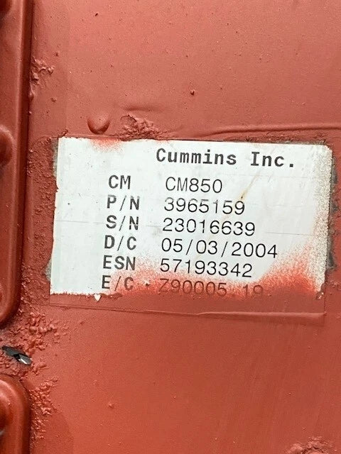 OEM Cummins ISX Diesel Engine Control Module, ECM, ECU, 3965159, CM850