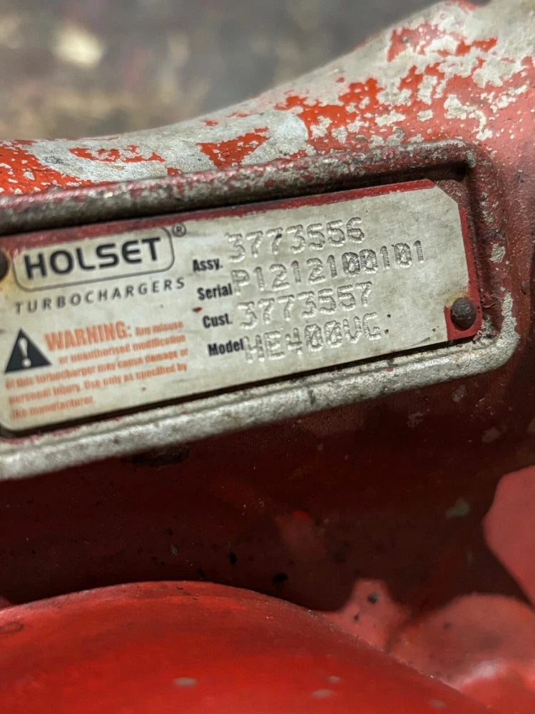 OEM Holset HE400VG Turbocharger off Cummins ISX12 Engine 3773556, 3773557