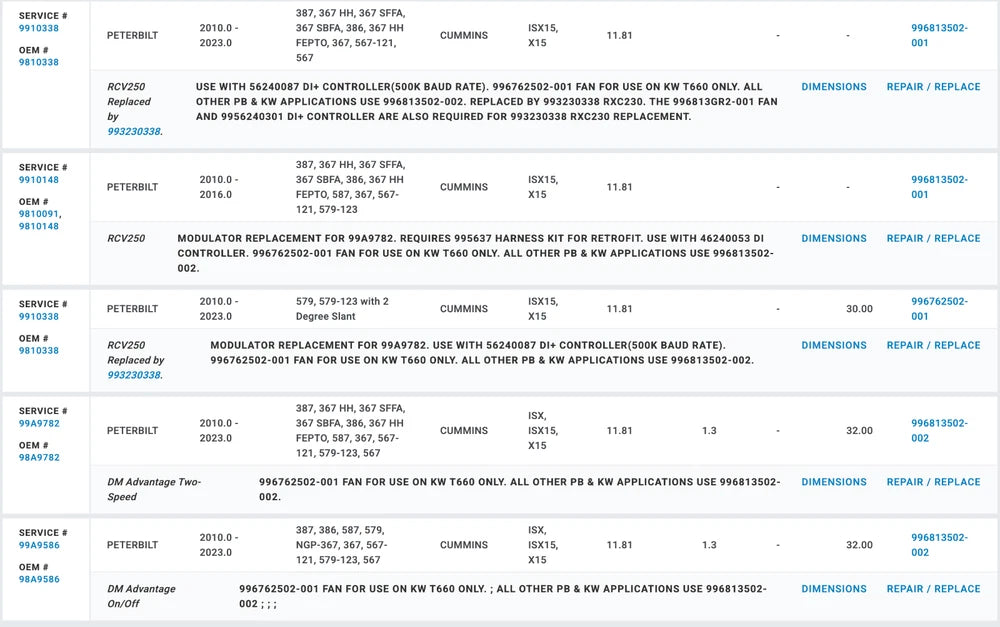 OEM Horton Fan Clutch for Cummins ISX15 X15 Engine 99A9586 98A9586 99A9659