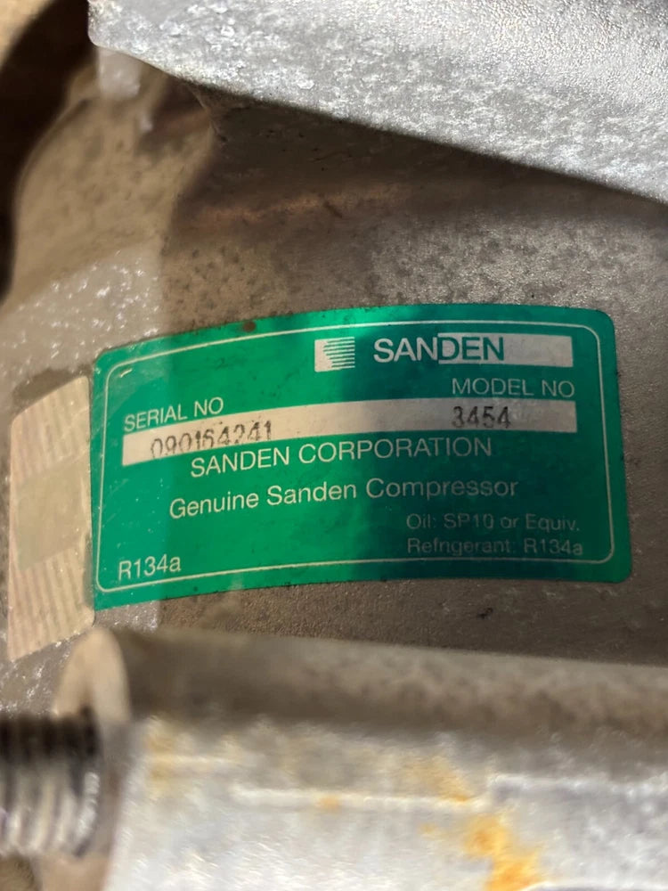 OEM Sanden 3454 A/C Compressor 6 Grooves 171456800C 4310-01-598-2309