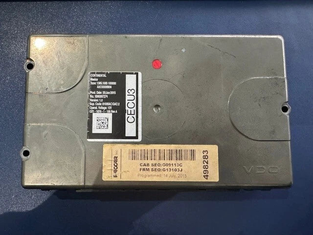Paccar VDO CECU3 Control Module A2C53335934 12V 9340007274