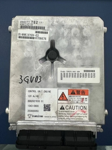 Transtron ECM for Isuzu 4HK1 Engine 8980777822, 898202783001, 12V