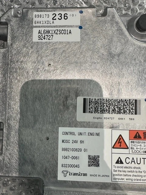 Transtron Control Module, ECM for Isuzu 4HK1 Engine, 8980777822, 8982027830