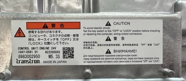 Transtron ECM for Isuzu 6WG1 Engine 8983295880 8983002950 1047-D591 62220005S