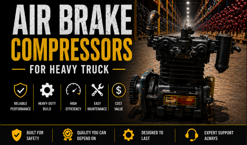 Buying Guide: Air Brake Compressors for Heavy Trucks — What You Need to Know