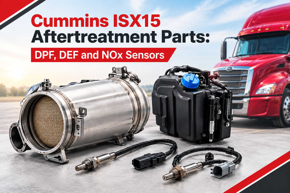 Cummins ISX15 Aftertreatment Parts: DPF, DEF and NOx Sensors
