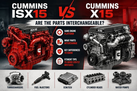 Cummins ISX15 vs X15: Are the Parts Interchangeable?