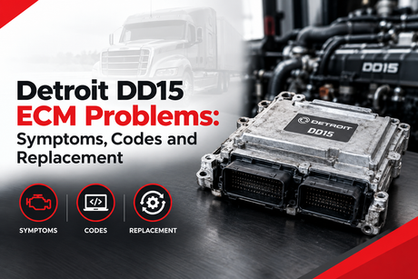 Detroit DD15 ECM Problems: Symptoms, Codes and Replacement