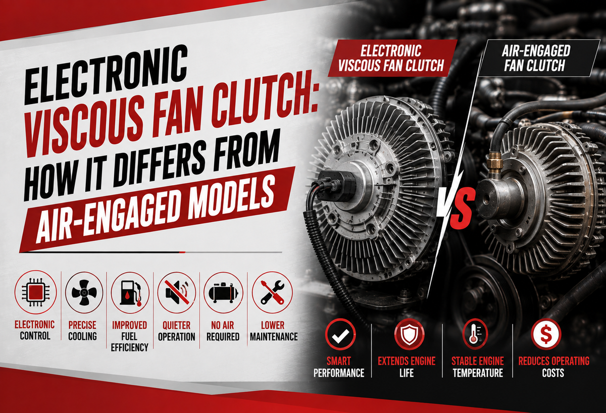 Electronic Viscous Fan Clutch: How It Differs From Air-Engaged Models