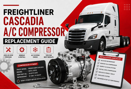 Freightliner Cascadia A/C Compressor Replacement Guide