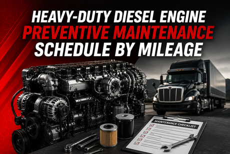 Heavy-Duty Diesel Engine Preventive Maintenance Schedule by Mileage