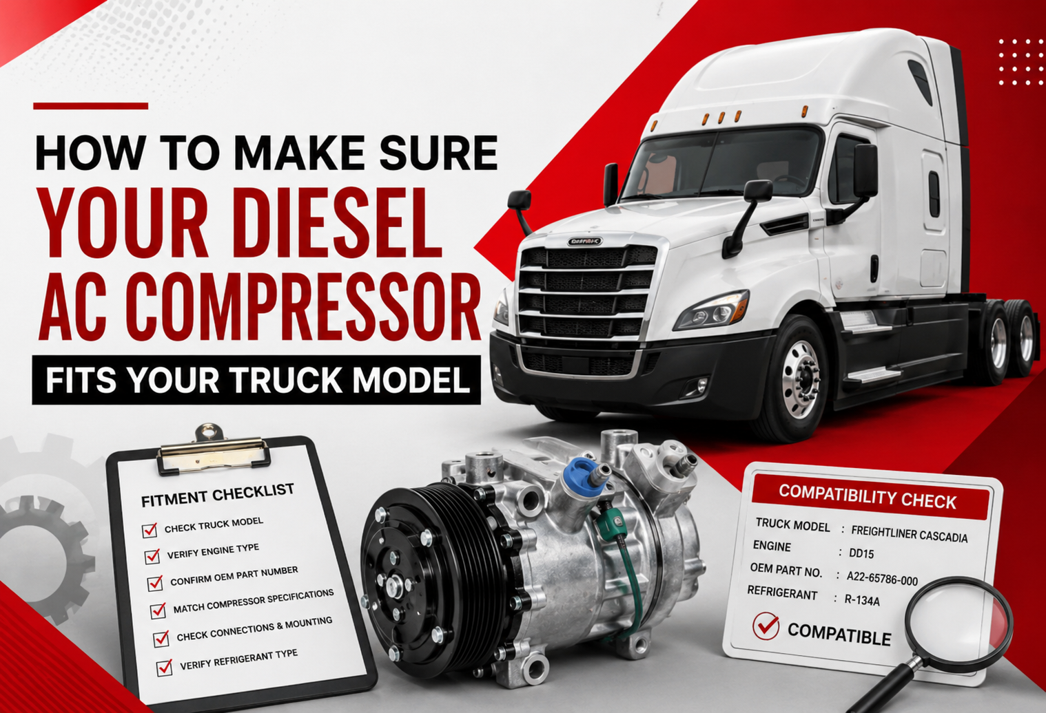 How to Make Sure Your Diesel AC Compressor Fits Your Truck Model