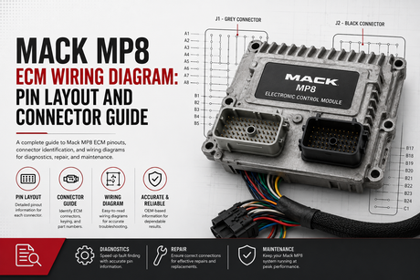 Mack MP8 ECM Wiring Diagram: Pin Layout and Connector Guide