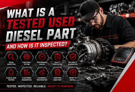 What Is a Tested Used Diesel Part and How Is It Inspected?