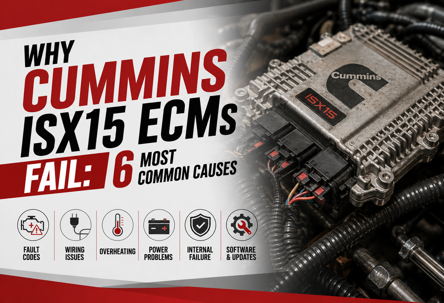 Why Cummins ISX15 ECMs Fail: 6 Most Common Causes