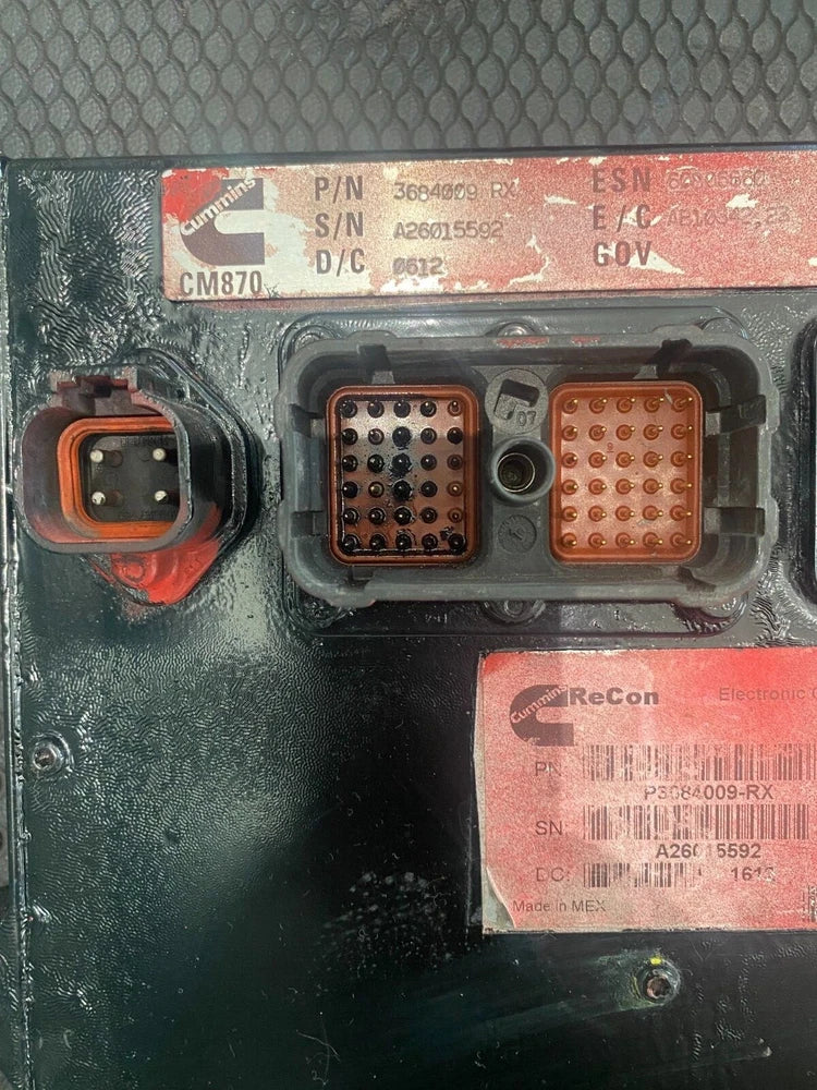 2006 Cummins ISX Diesel Engine Control Module. ECM, ECU, 3684009, 3684008, CM870