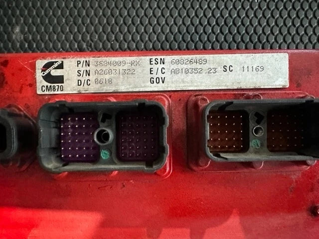 2006 Cummins ISX Engine Control Module ECM ECU 3684009, 3684008, 3683289, CM870
