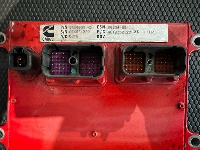 2006 Cummins ISX Engine Control Module ECM ECU 3684009, 3684008, 3683289, CM870