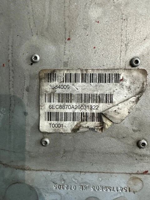 2006 Cummins ISX Engine Control Module ECM ECU 3684009, 3684008, 3683289, CM870