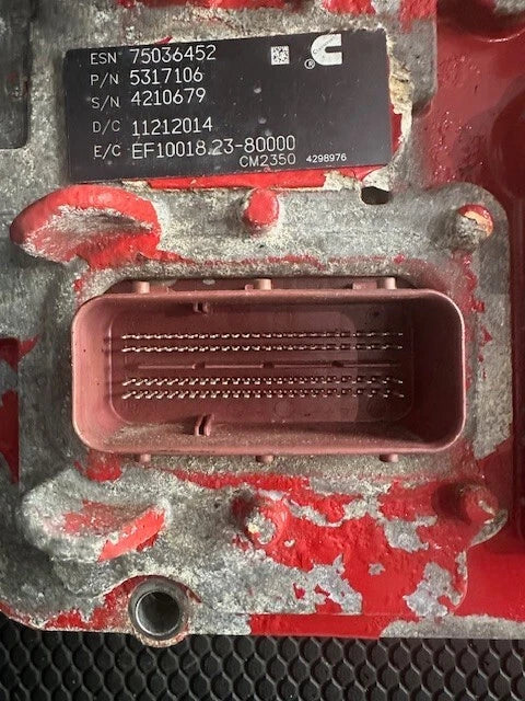 2014 Cummins ISX12 Engine Control Module, ECM, ECU, 5317106, 5317107, CM2350