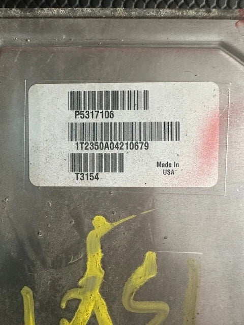 2014 Cummins ISX12 Engine Control Module, ECM, ECU, 5317106, 5317107, CM2350