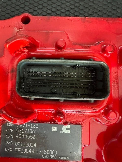 2014 Cummins ISX15 Diesel Engine Control Module ECM, ECU 5317106, 5317107 CM2350