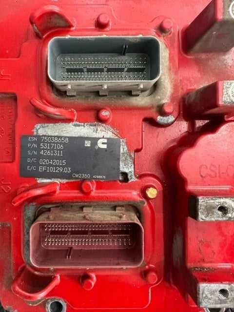 2015 Cummins ISX12 Control Module ECM ECU CM2350 5317106 5317107