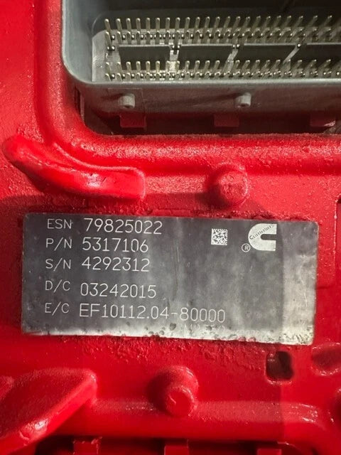 2015 Cummins ISX15 Diesel Engine Control Module ECM, ECU 5317106, 5317107 CM2350