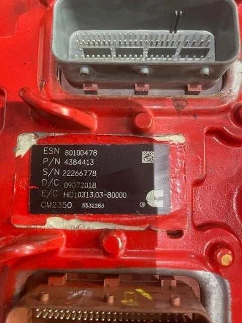 2018 Cummins X15 Diesel Engine Control Module ECM ECU CM2350 4384413 4384412