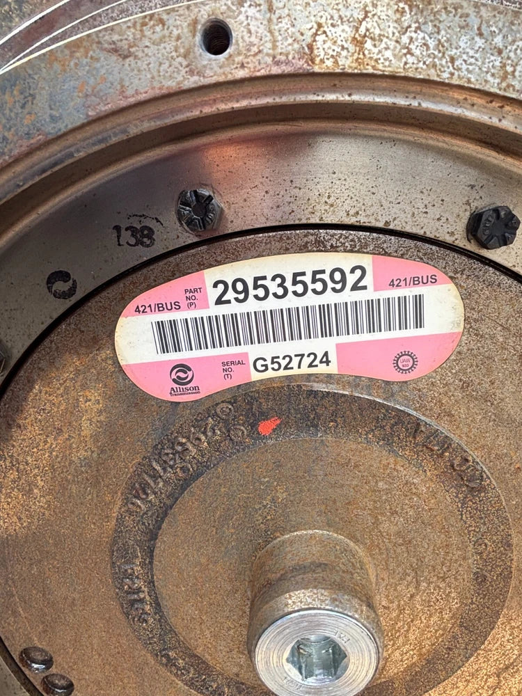 Allisson 3000HS Automatic Transmission 29535592 29537726
