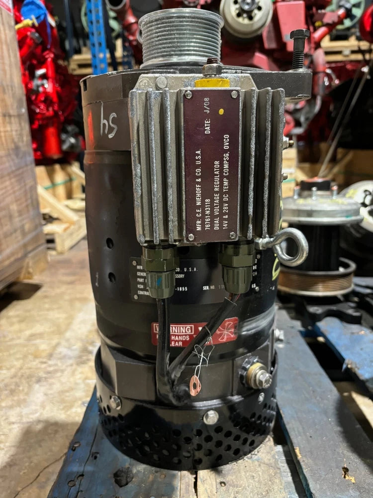 C.E. Niehoff N1602 Dual Voltage Generator 2920-01-446-1855, 28V, 400Amps