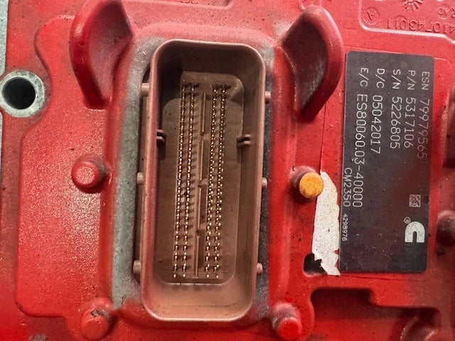 Cummins QSX15 Diesel Engine Control Module ECM ECU 5317106 5317107 CM2350